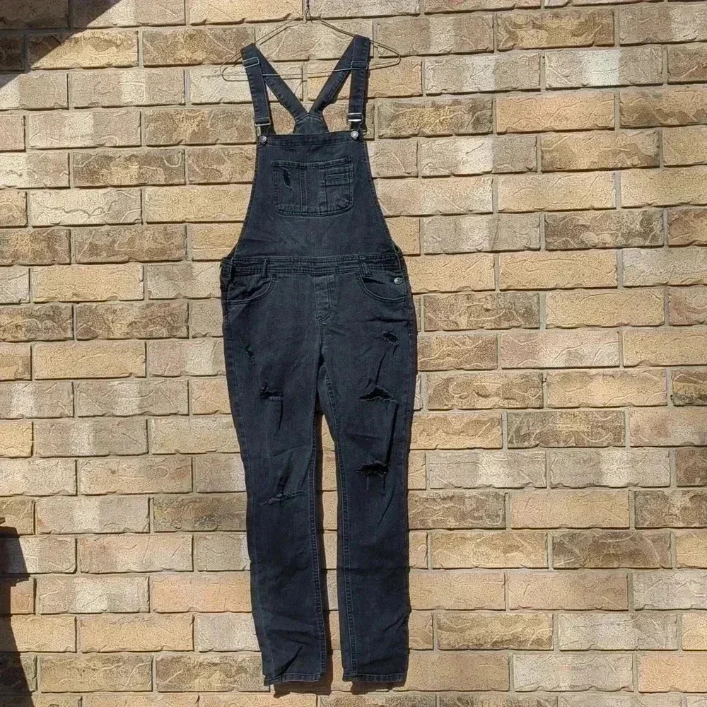 Distressed Overalls - Picture 2 of 10